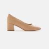 Women Frankie4 Leather Sneakers | Frankie4 Victoria Heels Beige