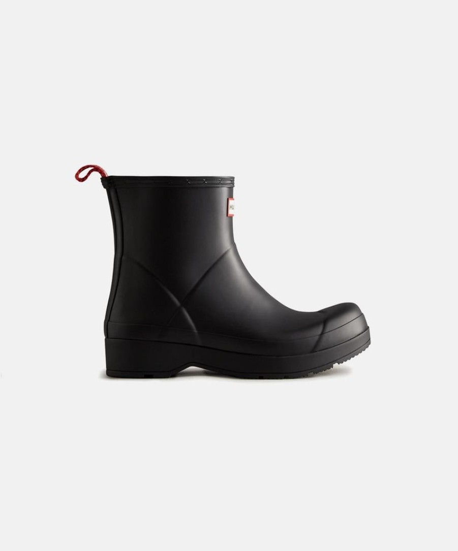 Women Hunter Wellington Boots | Hunter Womens Original Play Short Black Boots