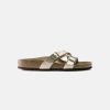 Women Birkenstock Slides | Birkenstock Yao Bf Gold