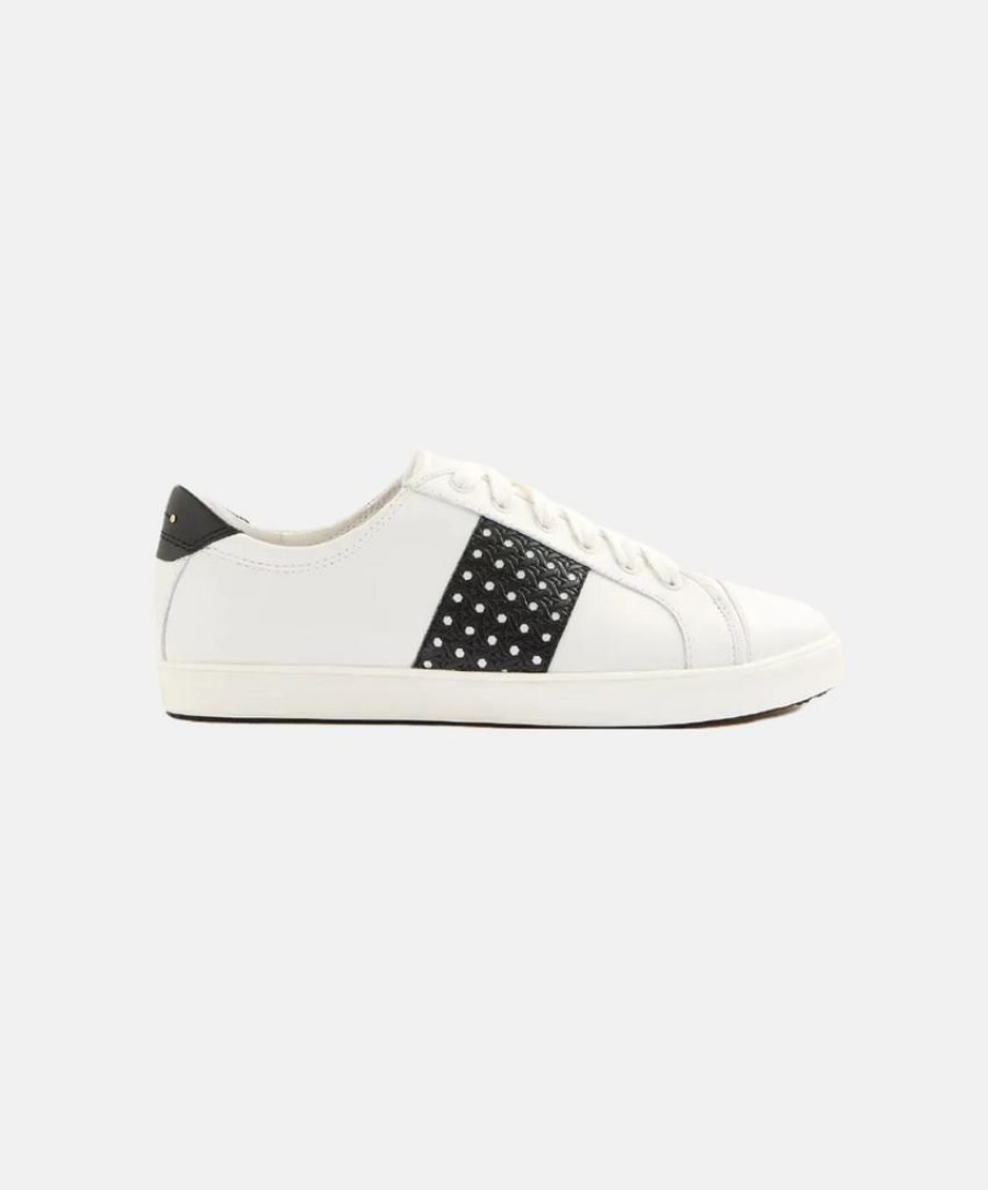 Women Frankie4 Leather Sneakers | Frankie4 Elena Iii Sneakers Black/White