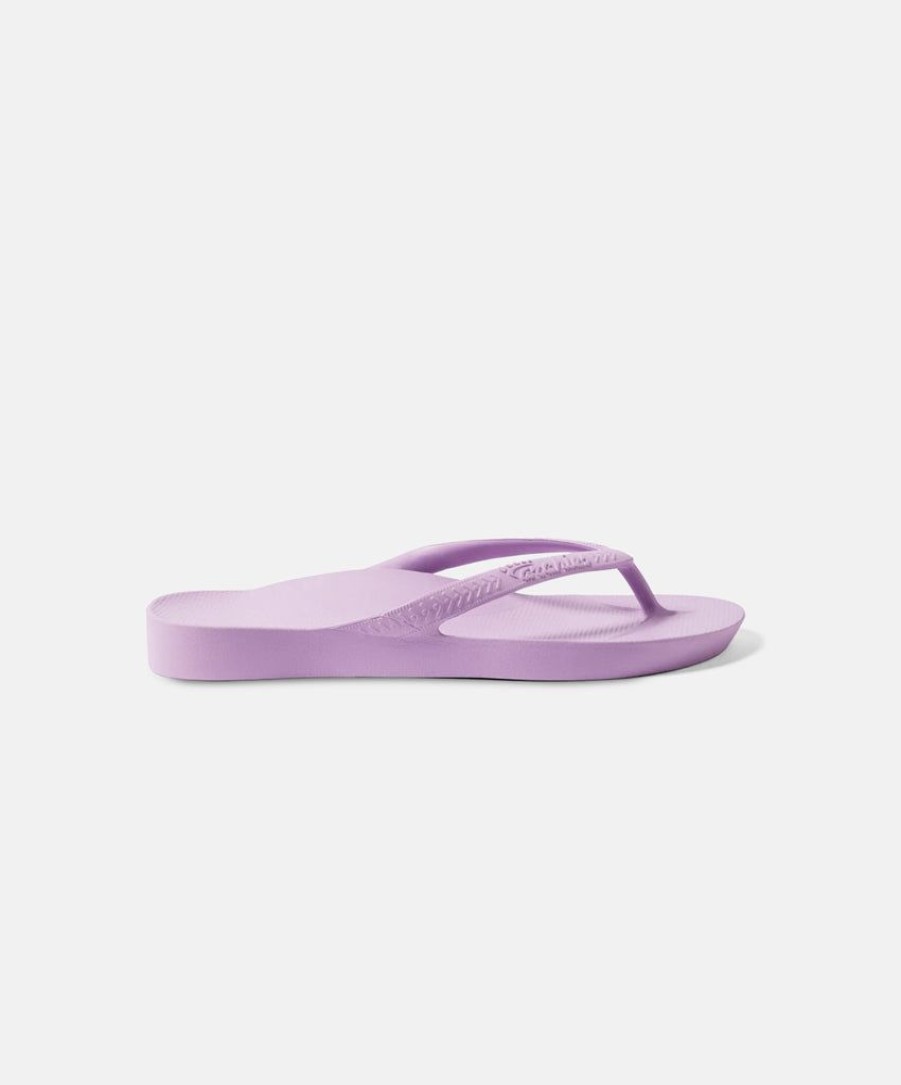 Women Archies Slides | Archies Arch Support Lilac Thongs