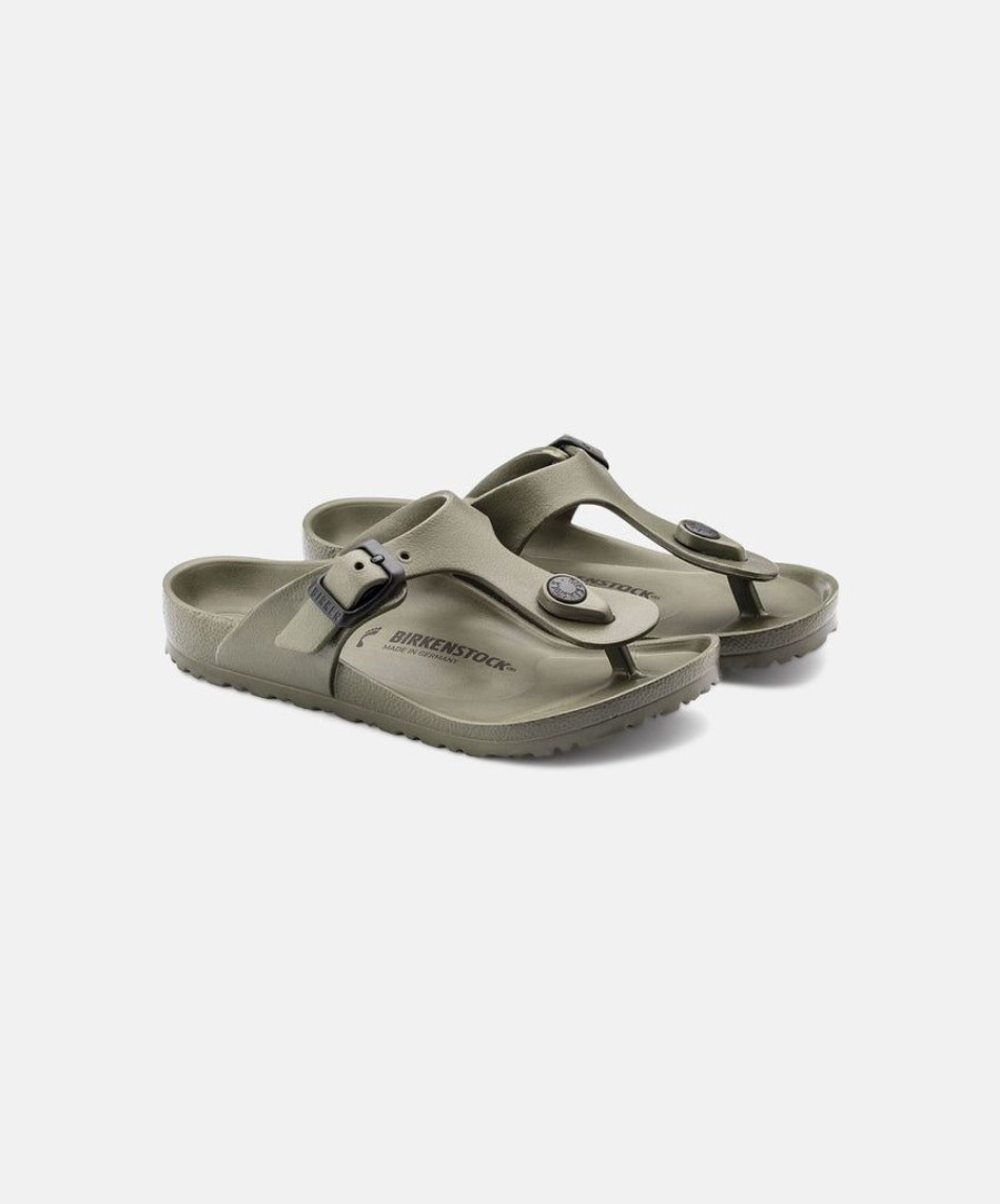 Kids Birkenstock | Birkenstock Kids Gizeh Eva Khaki Sandals