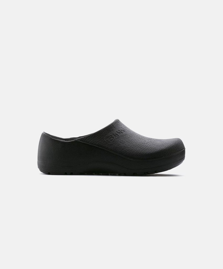 Women Birkenstock Clogs | Birkenstock Birkis Profi Birki Pu Black Clogs