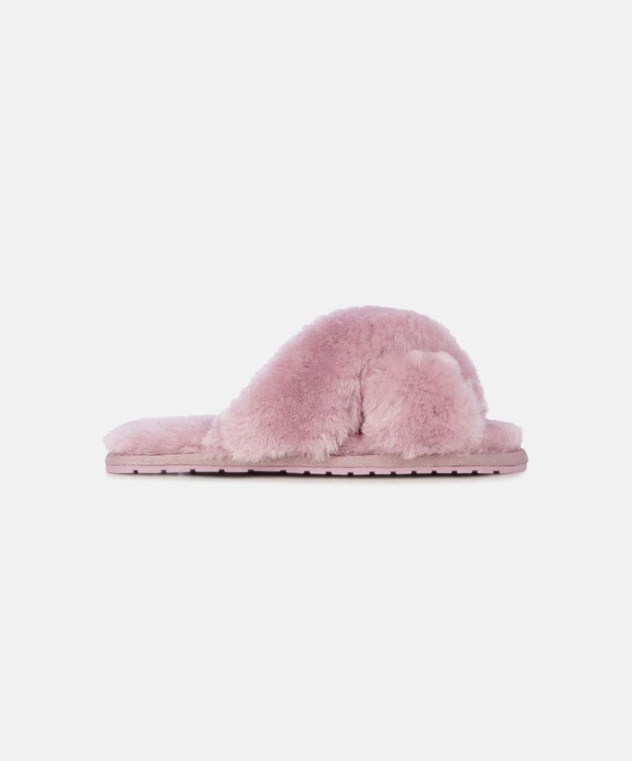 Women EMU Australia Slippers | Emu Mayberry Blush Sheepskin Slippers