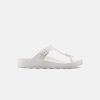 Men Birkenstock Thongs | Birkenstock Gizeh Eva White Sandals