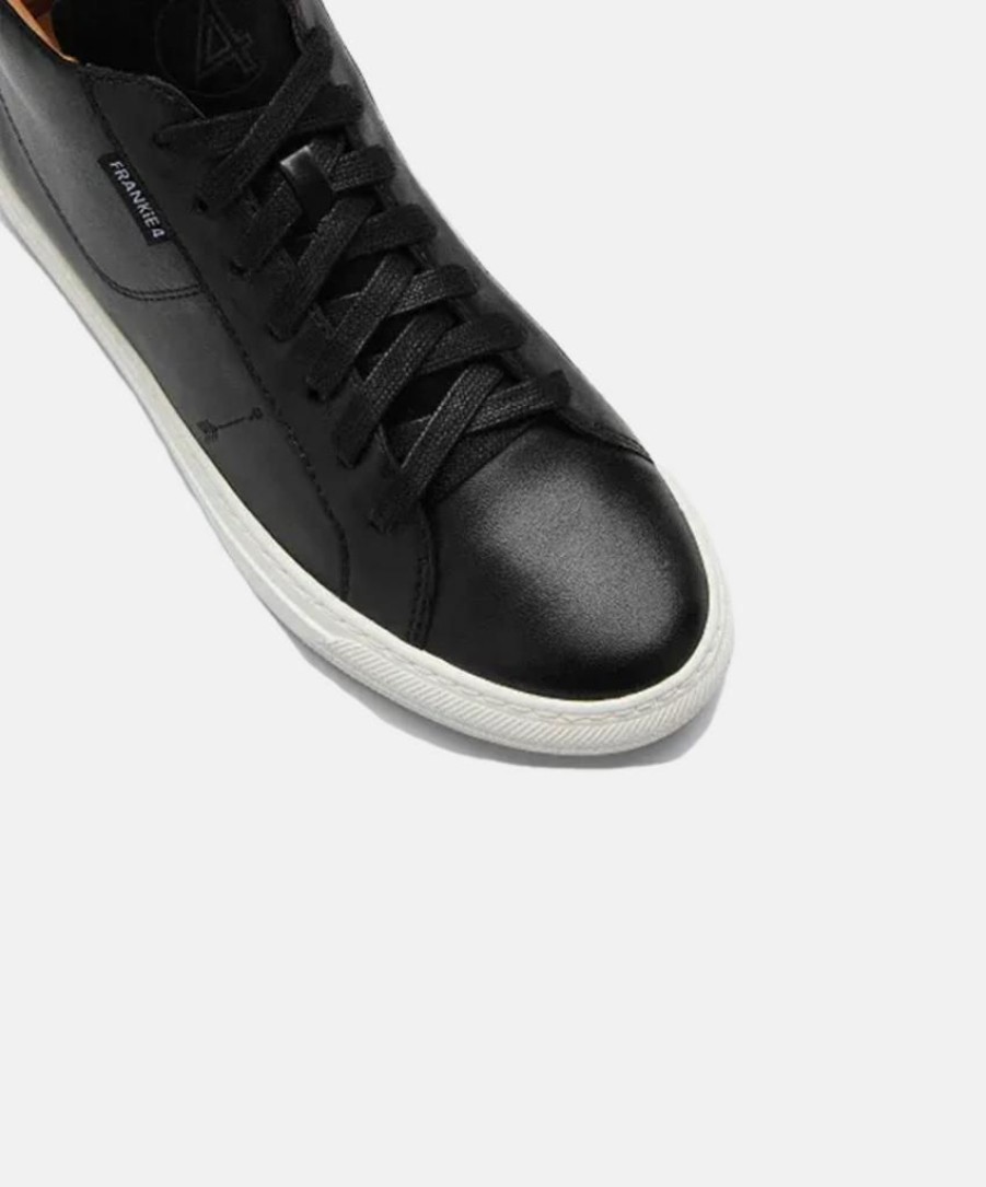 Women Frankie4 Leather Sneakers | Frankie4 Mila Black Sneakers