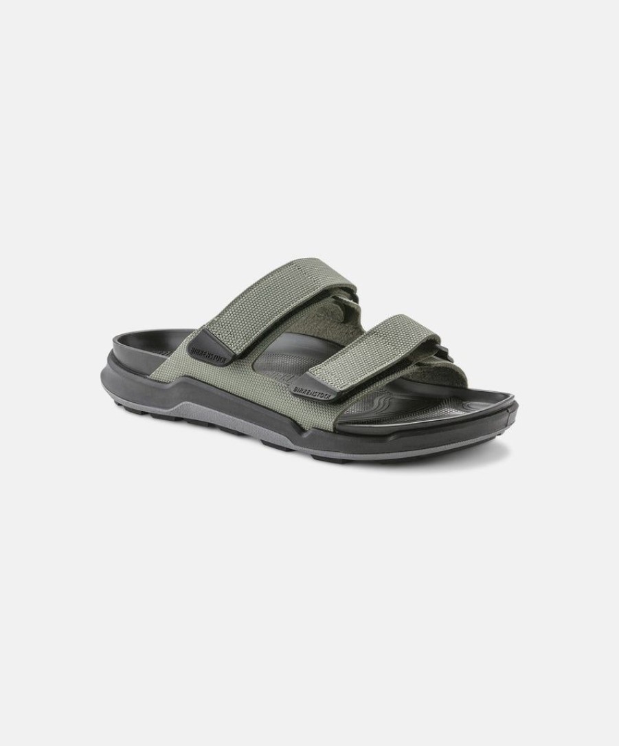 Men Birkenstock Two Strap Sandals | Birkenstock Atacama Cross Element Bf Sandals Khaki